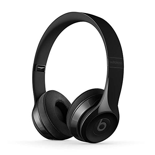 Beats Solo3 Wireless On-Ear Headphones - Gloss Black (Renewed)