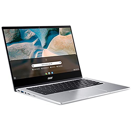 Acer Chromebook Spin 514 2-in-1 Laptop, 14" FHD Touchscreen, AMD Ryzen 3 3250C, 4GB DDR4 RAM, 80GB Storage (64GB eMMC + broag 16GB Flash Drive), 802.11AC WiFi, Bluetooth 5.0, Silver, Chrome OS