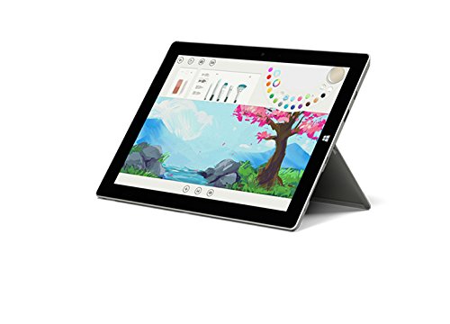 Microsoft Surface 3 Tablet, Intel Atom x7 x7-Z8700, 1.6 GHz, 4 GB, 64 GB SSD, Windows 10, Silver, 10.8"