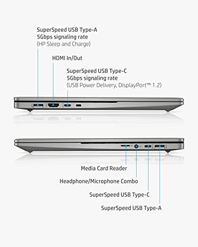 HP Chromebook 14b Laptop, 11th Gen Intel Core i3-1115G4, 8 GB RAM, 128 GB SSD, 14” HD Anti-Glare Touchscreen, Chrome OS, 720p Webcam and Camera Shutter, Audio by B&O, Backlit Keys (14b-nb0010nr, 2021)