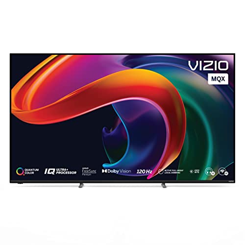 VIZIO 65-inch MQX Series Premium 4K QLED HDR Smart TV with Dolby Vision, Active Full Array, 120Hz, WiFi 6E, Bluetooth Headphone Capable, and Alexa Compatibility M65QXM-K03, 2023 Model