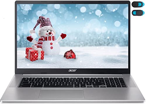 2022 Acer Chromebook 317, 17.3 Full HD Acer Laptops, Intel Celeron N4500, 4GB RAM, 64GB eMMC, Gigabit WiFi 6, Bluetooth 5.0, Google Chrome OS,chromebook acer + YSC Accessory