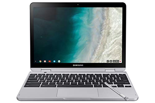 Samsung Chromebook Plus V2, 2-in-1, 4GB RAM, 32GB eMMC, 13MP Camera, Chrome OS, 12.2", 16:10 Aspect Ratio, Light Titan (XE520QAB-K01US)