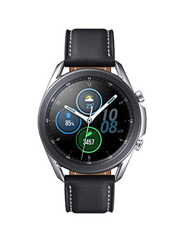 Samsung Galaxy Watch 3 (41mm, GPS, Bluetooth) Smart Watch with Advanced Health monitoring, Fitness Tracking , and Long lasting Battery - Mystic Silver (US Version)- (Renewed)