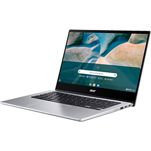 Acer Chromebook Spin 514 2-in-1 Laptop, 14" FHD Touchscreen, AMD Ryzen 3 3250C, 4GB DDR4 RAM, 80GB Storage (64GB eMMC + broag 16GB Flash Drive), 802.11AC WiFi, Bluetooth 5.0, Silver, Chrome OS