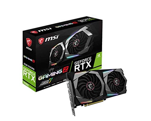 MSI Gaming GeForce RTX 2060 6GB GDRR6 192-bit HDMI/DP Ray Tracing Turing Architecture VR Ready Graphics Card (RTX 2060 Gaming Z 6G) (Renewed)