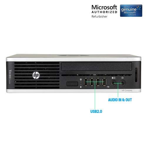2018 HP Compaq 8200 Elite USFF Desktop Computer,Intel Core I5-2400s up to 3.5G,8G DDR3, 360G SSD,DVD,WiFi,HDMI,VGA,DP Port,BT 4.0,Win10Pro64 (Certified Refurbished)-Support-English/Spanish
