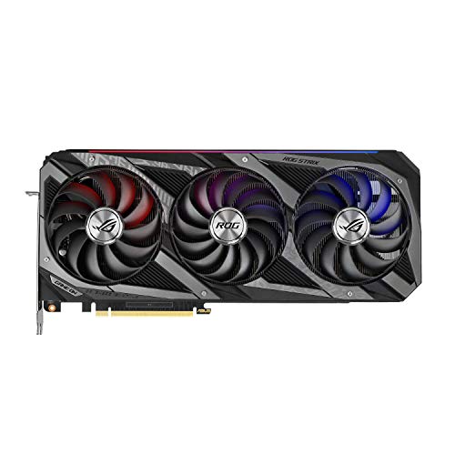 ASUS ROG STRIX NVIDIA GeForce RTX 3090 Gaming Graphics Card- PCIe 4.0, 24GB GDDR6X, HDMI 2.1, DisplayPort 1.4a, Axial-Tech Fan Design, 2.9-Slot