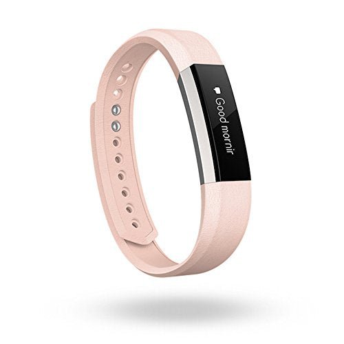 Fitbit Alta, Accessory Band, Leather, Blush, Large