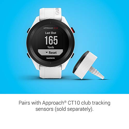 Garmin Approach S12, Easy-to-Use GPS Golf Watch, 42k+ Preloaded Courses, White, 010-02472-02