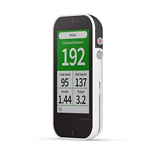 Garmin Approach G80, All-in-One Premium GPS Golf Handheld with Integrated Launch Monitor, 3.5" Touchscreen, Black/White