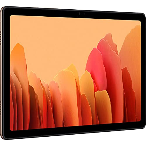 Samsung Galaxy Tab A7 10.4-inch (2000x1200) Display Wi-Fi Only Tablet, Snapdragon 662, 3GB RAM, Bluetooth, Dolby Atmos Audio, 7040mAh Battery, Android 10 OS w/Mazepoly Accessories (64GB, Gold)