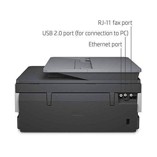 HP OfficeJet Pro 8035e Wireless Color All-in-One Printer (Basalt) with up to 12 months Instant Ink with HP+ (1L0H6A)