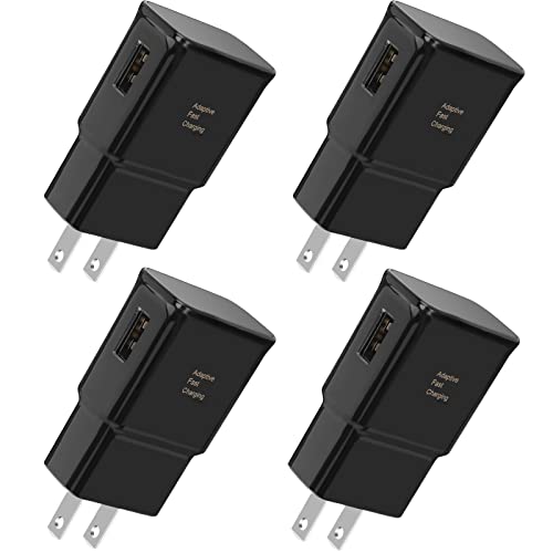 Adaptive Fast Charging Block USB Wall Charger Plug Travel Adapter Android Phone Charger for Samsung Galaxy S22/S22 Ultra/S21/S20/S10/S9/S8/S7/S6 Edge/Note 10 9 8/LG Quick Charger,Cell Phone Charger