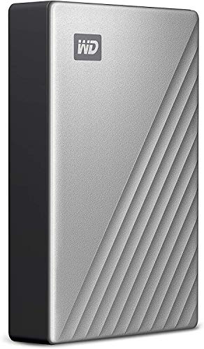 WD 2TB My Passport Ultra for Mac Silver Portable External Hard Drive HDD, USB-C and USB 3.1 Compatible - WDBPMV0040BSL-WESN