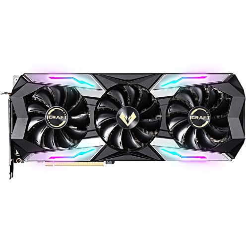 MAXSUN GeForce RTX 3080 Ti iCraft GM OC 12GB GDDR6X 384-Bit Video Gaming Graphics Card GPU ARGB LED, Metal Back Plate, PCI Express 4.0 x16 HDMI 2.1