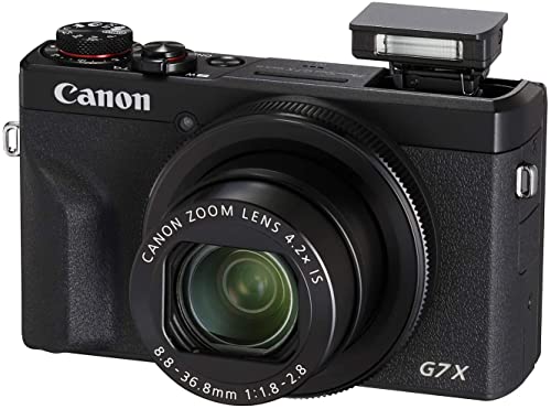 Canon PowerShot G7X Mark III Digital 4K Vlogging Camera, Black Expo Advanced Accessories Bundle + Manufacture Accessories (9PCS)