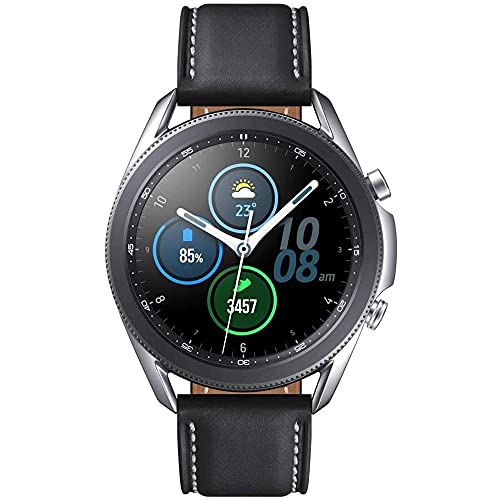 Samsung Galaxy Watch3 2020 Smartwatch (Bluetooth + Wi-Fi + GPS) International Model (Silver, 45mm)