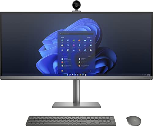 HP Envy 34 Desktop 4TB SSD 64GB RAM GeForce RTX 3060 (Intel Core i9-11900K Processor Turbo Boost to 5.30GHz, 64 GB RAM, 4 TB SSD, 34" 5K WUHD (5120 x 2160), Win 11 Pro) PC Computer All-in-One