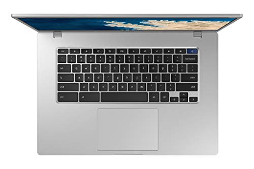 Samsung Chromebook 4 + Chrome OS 15.6" Full HD Intel Celeron Processor N4000 6GB RAM 64GB eMMC Gigabit wi-FI-XE350XBA-K03US,Silver