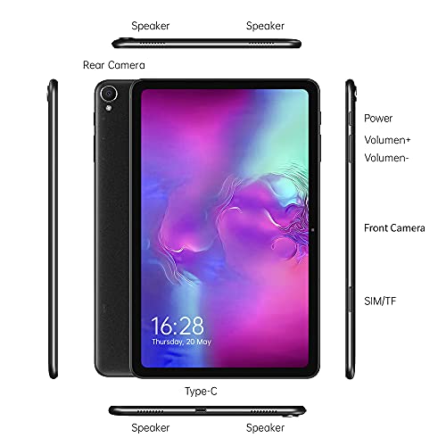 Android 11 Tablet, ALLDOCUBE iPlay40 Pro Tablet PC 10.4 inch, 8GB + 256GB, 2000x1200 Pixel, 5MP+8MP Camera with Flash, USB-C 2.0, 2.4G+5G WiFi, Bluetooth 5.0, TF Expansion for Study Work Entertainment