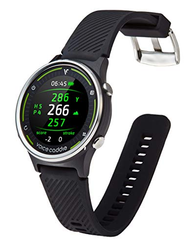 Voice Caddie Golf G1 Golf GPS Watch w/Green Undulation and Slope,Black,G1_Watch