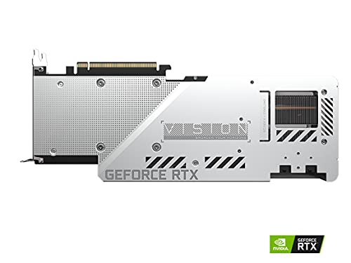 GIGABYTE GeForce RTX 3080 Ti Vision OC 12G Graphics Card, 3X WINDFORCE Fans, 12GB 384-bit GDDR6X, GV-N308TVISION OC-12GD Video Card