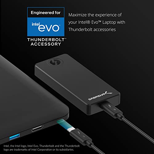 Sabrent Rocket XTRM-Q 1TB USB 3.2 / Thunderbolt 3 External SSD (SB-XTMQ-1TB)