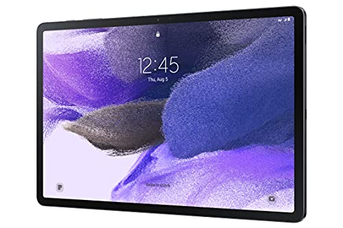 SAMSUNG Galaxy Tab S7 FE 12.4” 64GB WiFi Android Tablet w/ S Pen Included, Large Screen, Multi Device Connectivity, Long Lasting Battery, 2021, ‎SM-T733NZKAXAR, Mystic Black