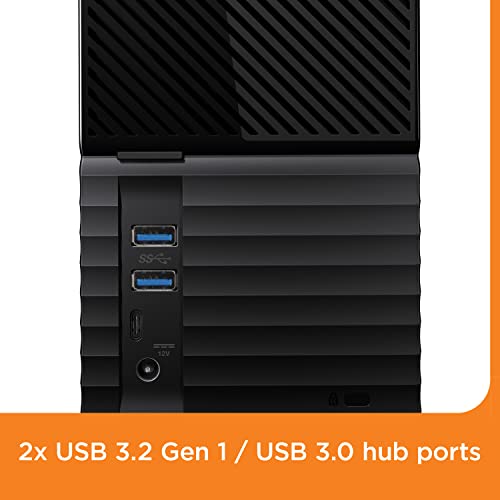 WD 20TB My Book Duo Desktop RAID External Hard Drive, USB 3.1 - WDBFBE0200JBK-NESN