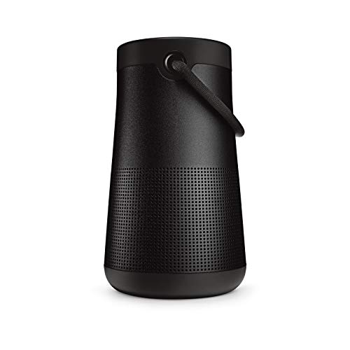 Bose SoundLink Revolve+ (Series II) Portable Bluetooth Speaker, Black & SoundLink Flex Bluetooth Portable Speaker, Wireless Waterproof Speaker for Outdoor Travel - Black