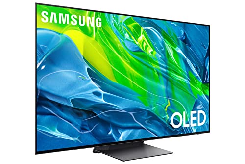 Samsung QN55S95BAFXZA 55" Quantum OLED HDR UHD 4K Smart TV with a Sanus Systems VLF728-B2 Full Motion Wall Mount (2022)