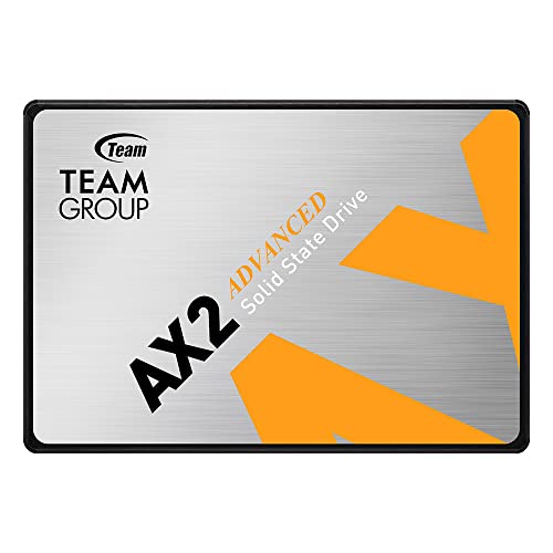 TEAMGROUP AX2 2TB 3D NAND TLC 2.5 Inch SATA III Internal Solid State Drive SSD (Read Speed up to 550 MB/s) Compatible with Laptop & PC Desktop T253A3002T0C101