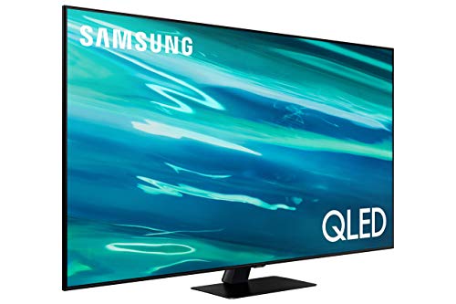 Samsung QN50Q80AA 50" Class Ultra High Definition QLED 4K Smart TV with an Austere V Series 4K HDMI Cable 2.5m (2021)