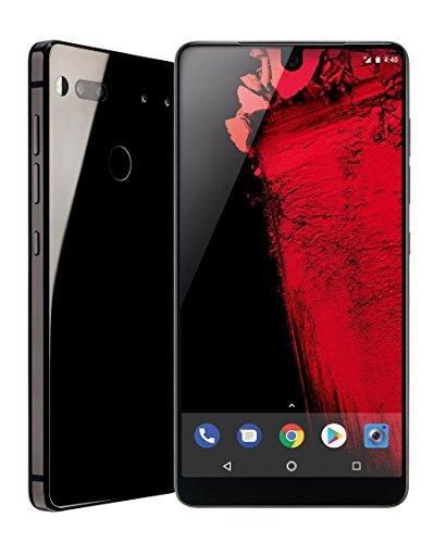 Essential Phone in Black Moon – 128 GB Unlocked Titanium and Ceramic phone with Edge-to-Edge Display