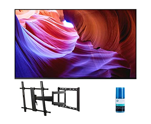 Sony KD65X85K 65" 4K HDR LED with PS5 Features Smart TV with a Walts TV Large/Extra Large Full Motion Mount for 43"-90" Compatible TV's and a Walts Screen Cleaner Kit (2022)