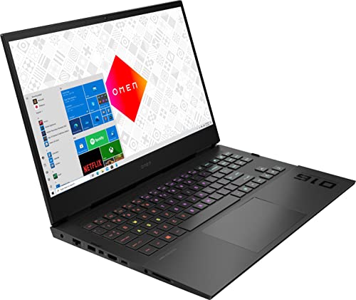 HP OMEN 16 Gaming & Entertainment Laptop (Intel i7-11800H 8-Core, 64GB RAM, 2x8TB PCIe SSD (16TB), RTX 3060, 16.1" 144Hz Full HD (1920x1080), Win 11 Pro) with MS 365 Personal , Hub