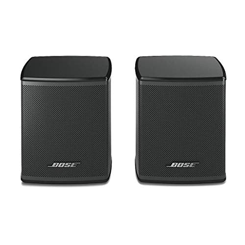 Bose Smart Soundbar 300 Bluetooth Wi-Fi Voice Control Bundle with Wireless Surround Speakers Pair, Bass Module 500 (Black)