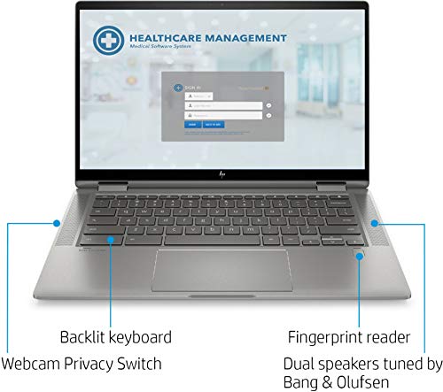 HP 14" X360 Convertible 2-in-1 Touch Screen Full HD (1920 x 1080) Chromebook, Intel i3-10110U Processor, 8GB DDR4, 64GB EMMC, 802.11ac, Bluetooth 5.0, Chrome OS, W/ Valinor Accessories