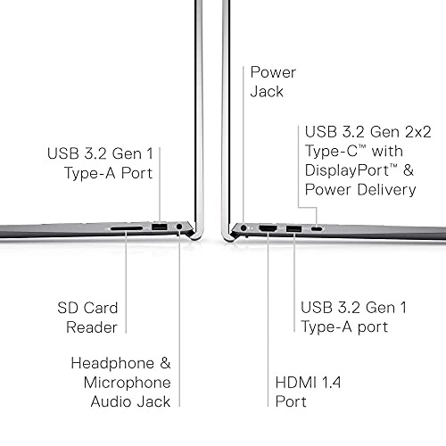 Dell Inspiron 15 5510 15.6 Inch Laptop Computer - Full HD (1920 x 1080) Display - Intel Core i5-11320H, 8GB DDR4 RAM, 512GB SSD, Intel Iris Xe Graphics, Windows 11 Home - Platinum Silver