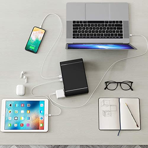Portable Laptop Power Bank, 112Wh/31200mAh Portable Charger with 120W AC Outlet, 2 USB QC 3.0 and 45W Type-C PD Battery Pack for MacBook, IPad, Dell, HP, Samsung, iPhone, Switch and More