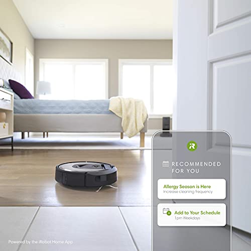 iRobot Roomba i7 (7150) Robot Vacuum- Wi-Fi Connected, Smart Mapping, Compatible with Alexa, Ideal for Pet Hair, Works with Clean Base, Black (Renewed)