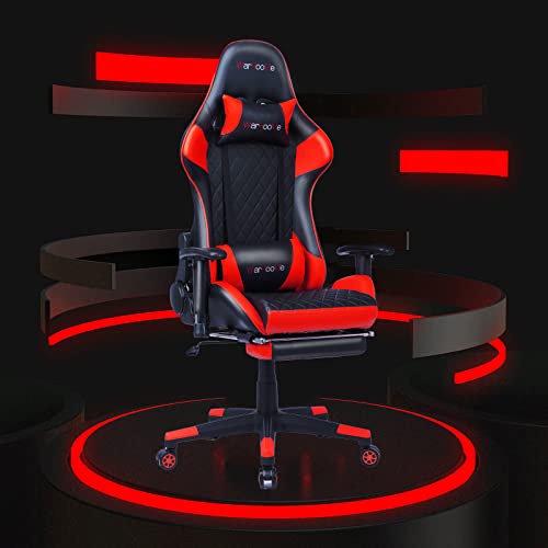 Gaming Chair with Footrest Computer Chairs for Adults Office Chair with Lumbar Support Gaming Chair with Message Office Chair with Headrest Ergonomic