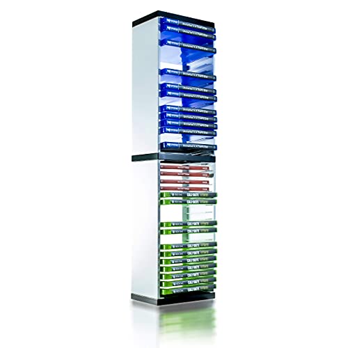 PS5 Game Storage Tower – Universal Games Storage Tower – Stores 36 Game or Blu-Ray Disks – Game Holder Rack for PS4, PS5, Xbox One, Xbox Series X/S, Nintendo Switch Games and Blu-Ray Disks