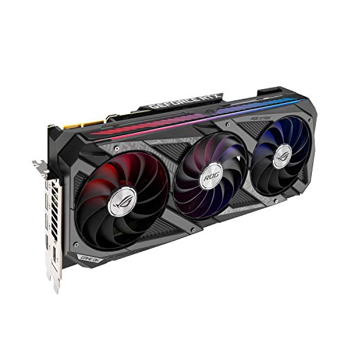 ASUS ROG STRIX NVIDIA GeForce RTX 3090 Gaming Graphics Card- PCIe 4.0, 24GB GDDR6X, HDMI 2.1, DisplayPort 1.4a, Axial-Tech Fan Design, 2.9-Slot