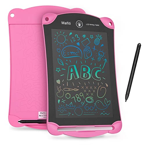 Colorful LCD Writing Tablet for Kids 8.5 Inch Doodle Drawing Board for Little Girls Boys Gifts Electronic Writing Pads Pink