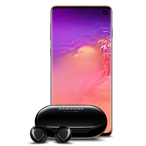 Samsung Galaxy S10 Factory Unlocked Phone with 512GB (U.S. Warranty), Flamingo Pink w/Galaxy Buds+ Plus