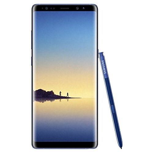 Samsung Galaxy Note8 N950F 64GB Factory Unlocked Smartphone for All GSM Carriers Worldwide - Deep Sea Blue