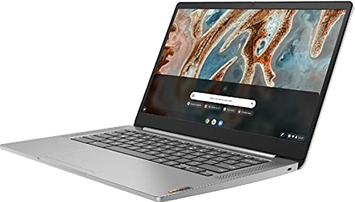 2021 Flagship Lenovo Chromebook 14" FHD Laptop Computer for Business Student, Octa-Core MediaTek MT8183 Upto 2GHz, 4GB RAM, 64GB eMMC,802.11ac WiFi,Webcam, 10 Hours Battery, Chrome OS +Marxsol Cables