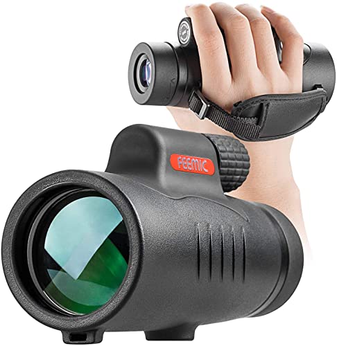 Monocular Telescope High Power 8x42 Monoculars Scope Compact Portable Waterproof Fogproof Shockproof with Hand Strap for Adults Kids Bird Watching Hunting Camping Hiking Travling Wildlife Secenery